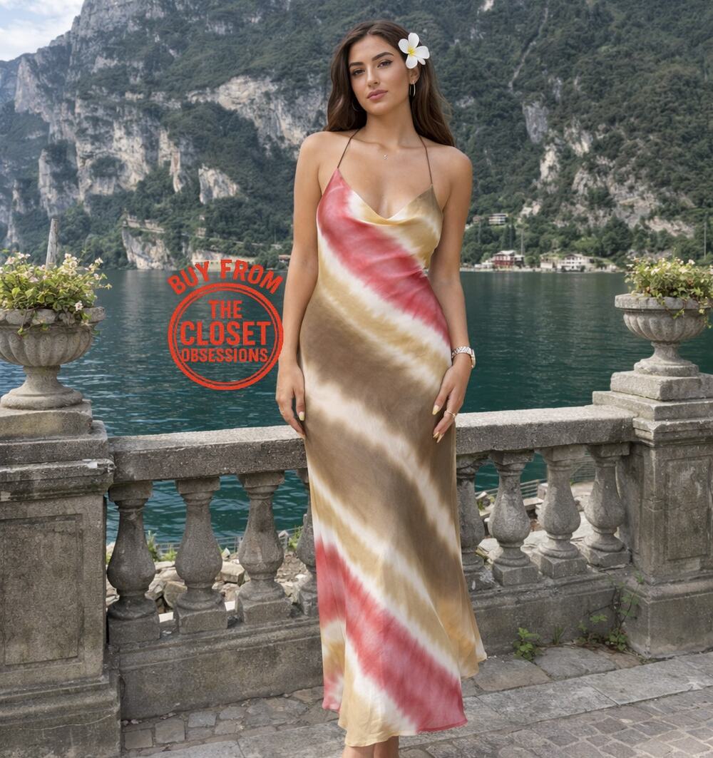 ZARA Draped Cowl Neck Lyocell Maxi Dress NWT